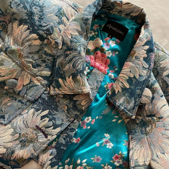 Zamara Lewis brand floral Jacket - Picture 3 of 3